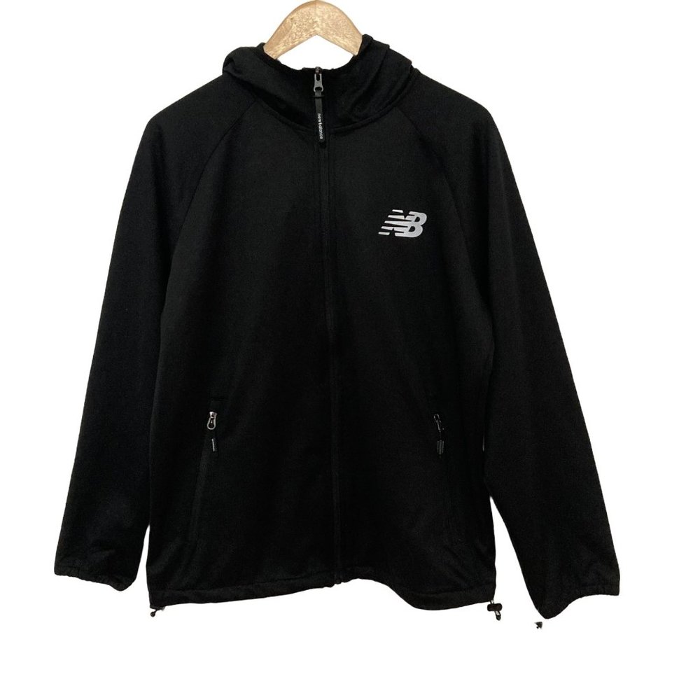New Balance Full Zip Black Hoodie Size S NWT Sport men jacket